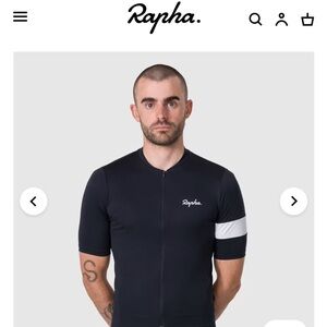 Rapha Men’s Core Cycling Jersey - Black (Medium)